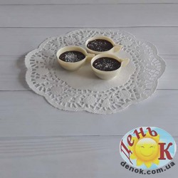 Шоколадные чашки с кокосом