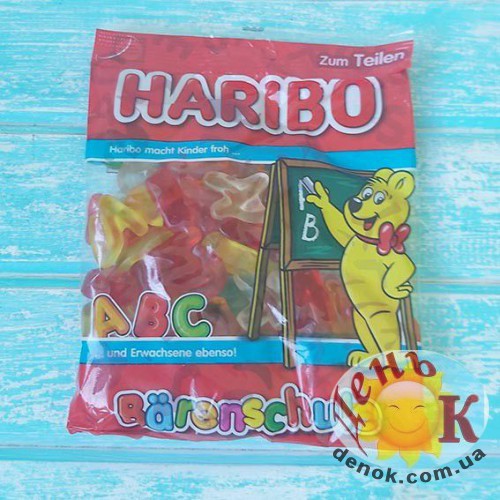 Желейные конфеты буквы Haribo ABC купить в Киеве недорого Желейные конфеты буквы Haribo ABC купить в Украине недорого