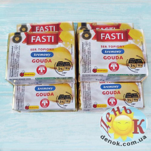 Плавленый сыр Fasti Gouda купить в Киеве недорого Плавленый сыр Fasti Gouda купить в Украине недорого