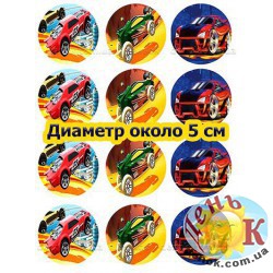 Картинки для капкейков Хотвилс купить в Киеве и Украине