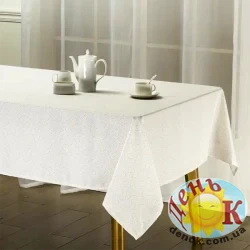Водоотталкивающая скатерть Soho Circles Cream