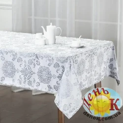 Водоотталкивающая скатерть Soho Romance Silver