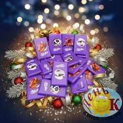 Плиточки мордочки Milka
