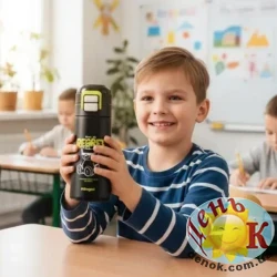 Термос для детей мишка 500 мл Ringel черный