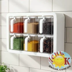 Набор для специй Violet House 0438 Spice White 6 шт