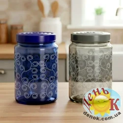 Банка HEREVIN Dark Blue-Grey-Ivy MIX