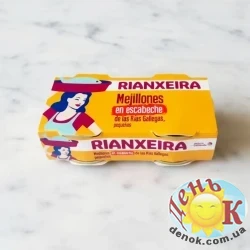 Мидии в маринаде из масла и специй Rianxeira Mejillones