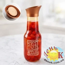 Бутылка для воды Heverin Gold Rose 1 л