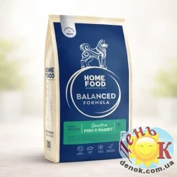 Корм для собак средних пород рыба и кролик HOME FOOD Premium Balanced Formula 10кг
