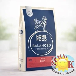 Корм для собак больших пород говядина HOME FOOD Premium Balanced Formula 10кг