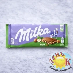 Молочный шоколад с фундуком Milka