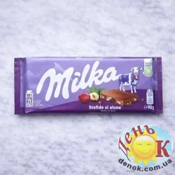 Молочный шоколад с изюмом и фундуком Milka