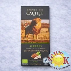 Шоколад CACHET Extra Dark 72% Almond