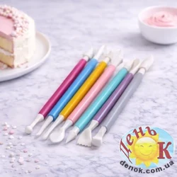 Стеки для моделирования мастики из 8 предметов