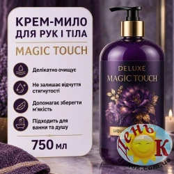 Жидкое мыло крем-мыло Deluxe Magic Touch 750 мл