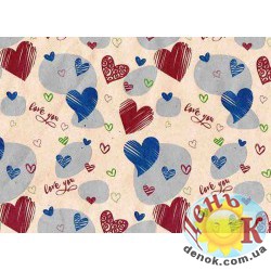 Бумага для меренги с рисунком Ilove you merenga купить в Украине