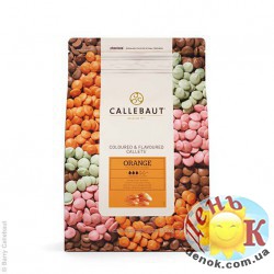 Шоколадные дропсы оранжевые Callebaut 2,5 кг - шоколад со вкусом апельсина с доставкой по всей Украине