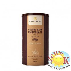 Черный шоколад для напитков Callebaut 1 кг с доставкой по Украине