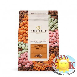 Шоколад со вкусом карамели Caramel Callets Callebaut 2.5 кг с доставкой по Украине