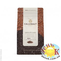 Декор из молочного шоколада Callebaut Flakes 1 кг с доставкой по Украине