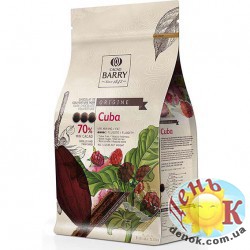 Темный шоколад Cuba 70% Cacao-Barry 1 кг c доставкой по Украине