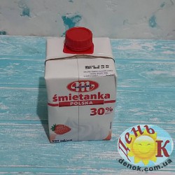 Животные сливки 30% Smietanka Mlekovita 0,5л, Польша купить в Украине оптом и в розницу