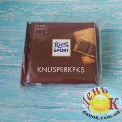 Шоколад Ritter Knusperkeks 100г, Германия купить в Украине оптом и в розницу