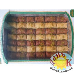 Пахлава с фисташками и орехами 1 кг эконом упаковка