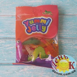 Желейные конфеты Червячки Yummi Jelly 80г