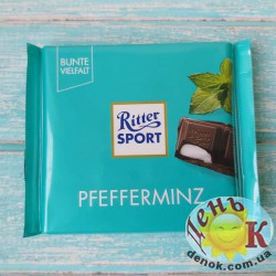 Шоколад с мятой Ritter Sport Prefferminz 100г, Германия