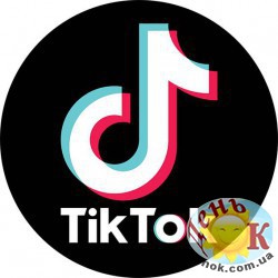 Вафельная картинка на торт Tic Tok купить в Украине недорого