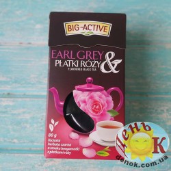 Чай черный с розой Big Active купить недорого в Киеве