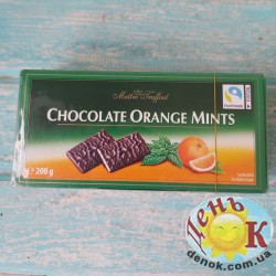 Шоколадные пластины с мятой и апельсином Royal Thins купить недорого в Украине