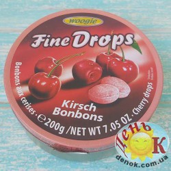 Леденцы вишневые Fine Drops купить в Украине недорого