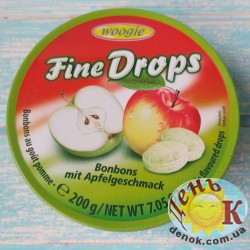 Леденцы со вкусом яблока Fine Drops купить в Украине недорого