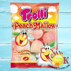 Конфеты маршмеллоу персиковые Trolli Peach Mallow купить в Украине недорого