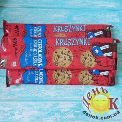 Печенье Kruszynki с кусочками шоколада купить в Украине недорого