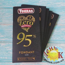 Шоколад 95% без сахара Torras Испания купить в Украине недорого