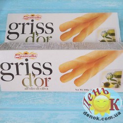 Хлебные палочки Гриссини с оливковым маслом Griss D'or купить в Украине недорого
