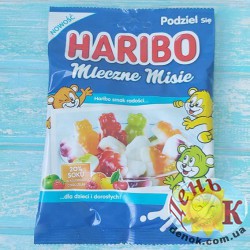 Желейные конфеты мишки молочные Haribo Mleczne Misie купить в Украине недорого