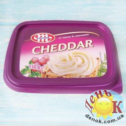 Сыр плавленый Cheddar Mlekovita 150г Польша купить в Украине недорого