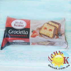 Кекс с клубничным джемом Slodka Kraina купить в Украине недорого