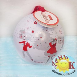 Шар на елку Ferrero белоснежный купить в Киеве недорого