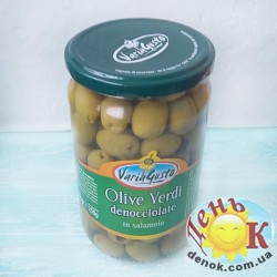 Зеленые оливки без косточки VariaGusto 545 г купить в Украине недорого