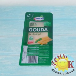 Твердый сыр Gouda Mlekpol 250 грамм купить в Украине недорого