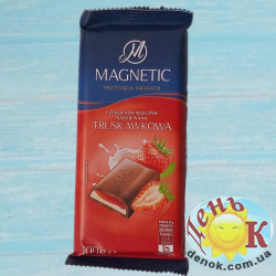 Молочный шоколад с клубникой Magnetic