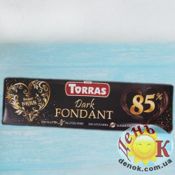 Большая шоколадка 300 г Torras без сахара 85%