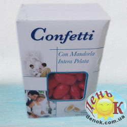 Конфеты из цельного миндаля красные Crispo Confetti con mandorla купить в Украине недорого