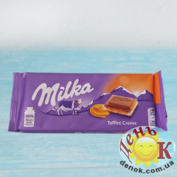 Шоколад милка с тоффи кремом Milka Toffee Creme