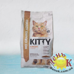 Сухой корм для котов с курицы Kitty 1 кг